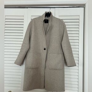 Rails Classic Tan Grey Wool Coat
